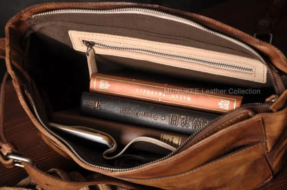 Vintage Genuine Leather Bag Men