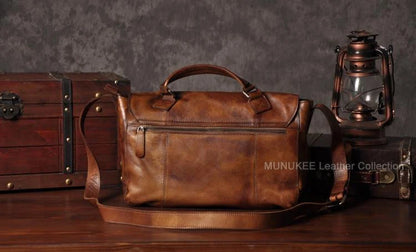 Vintage Genuine Leather Bag Men