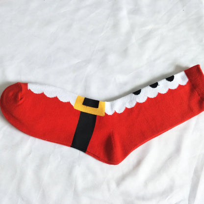 Personalized Cartoon Men's Socks for Christmas