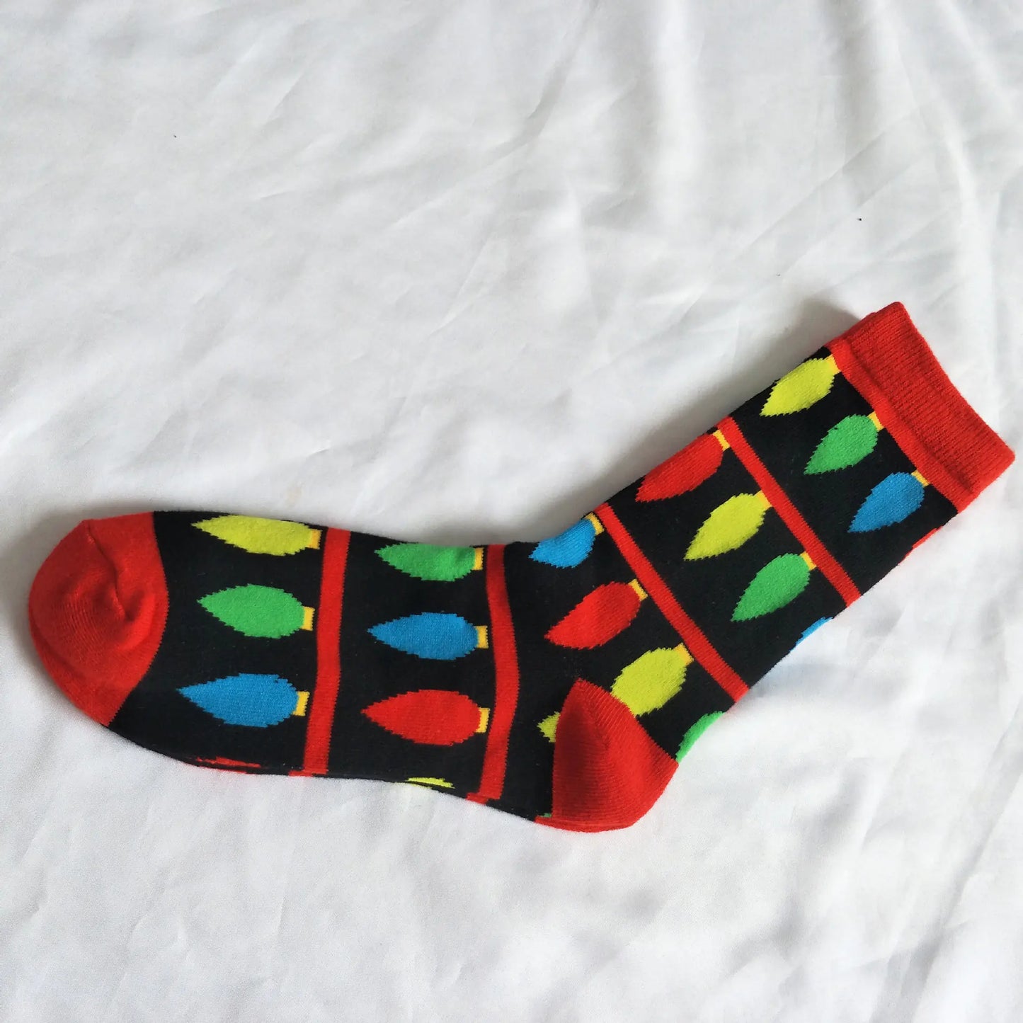 Personalized Cartoon Men's Socks for Christmas