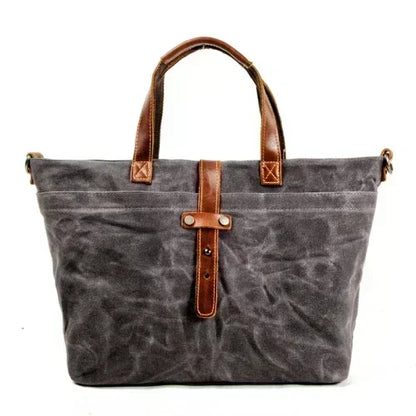 Thickened First-Layer Cowhide Waterproof Waxed Canvas