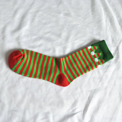 Personalized Cartoon Men's Socks for Christmas