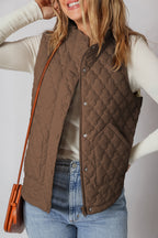 Dark Brown Winter Vest