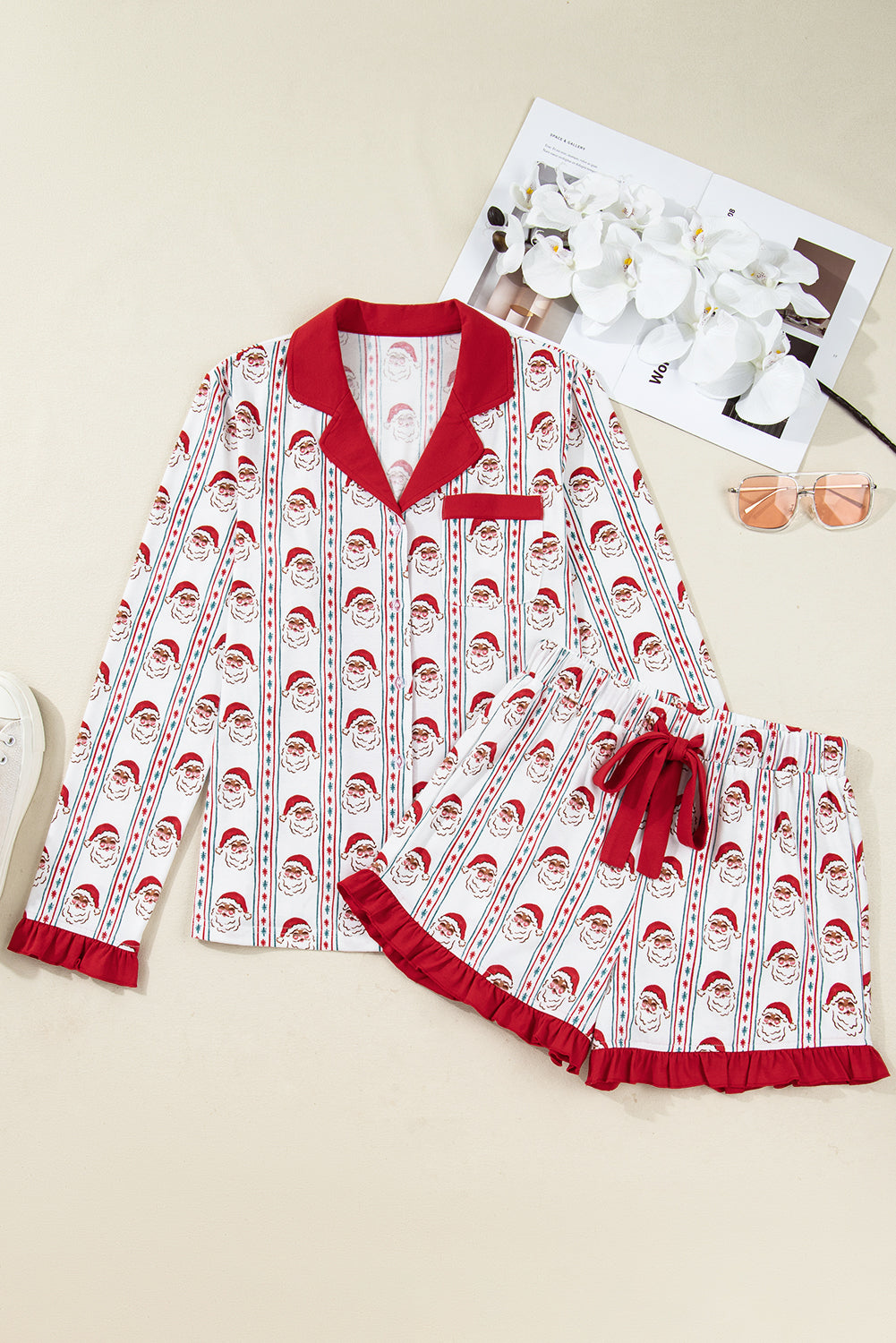 Christmas Santa Claus Pajama Set