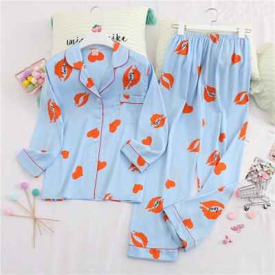 Luxury Long Sleeve Pyjamas Set
