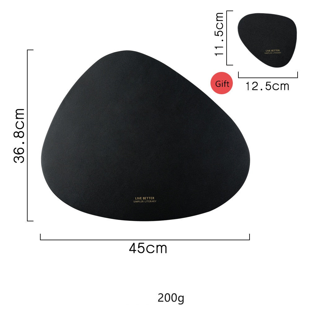 PU Leather Tableware Placemat