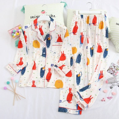 Luxury Long Sleeve Pyjamas Set