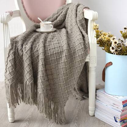 Nordic Knitted Blanket