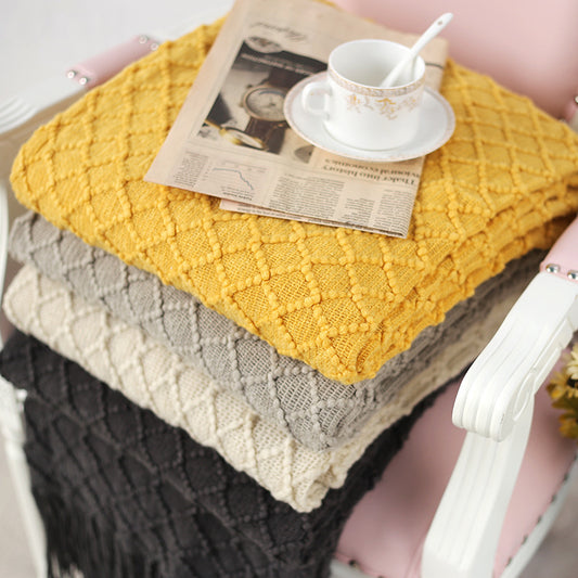 Nordic Knitted Blanket