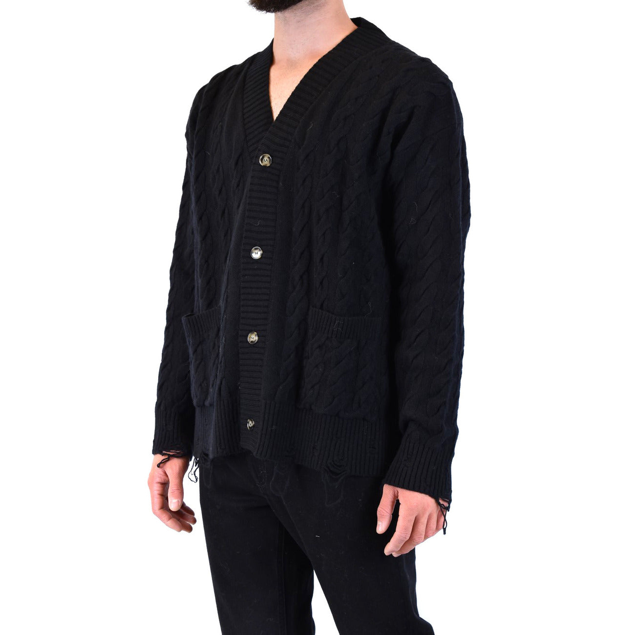 Laneus Herren-Strickjacke
