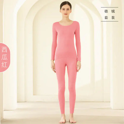 Winter Thermal Underwear Set for Men and Women